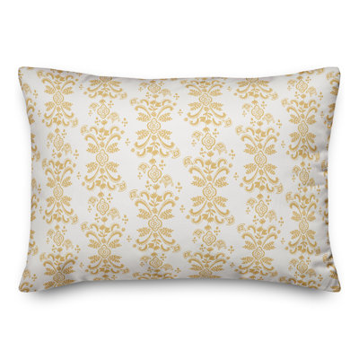 Coussin floral lombaire rectangulaire