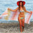 Rainbow Turkish Cotton Beach Towel-69531079