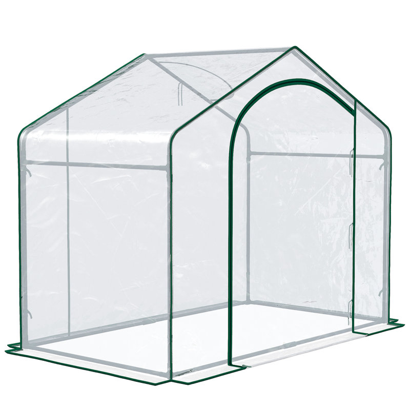 Outsunny 6' X 3' X 5' Portable Walk-In Greenhouse