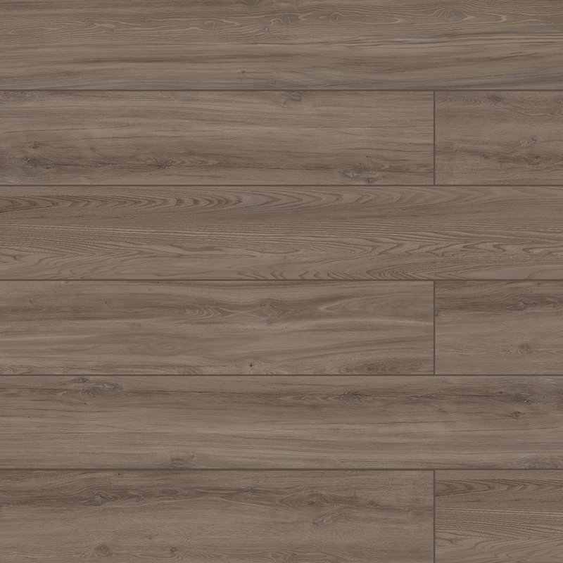 Carrelage aspect porcelaine taupe 8 x 48 Vermont, Brun