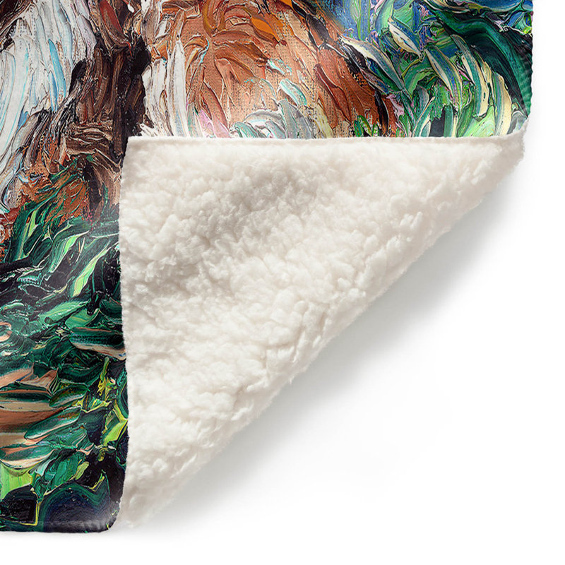  Couverture douce en sherpa, 51 po x 60 po