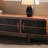 Solid wood mediaeval style TV stand-108297097