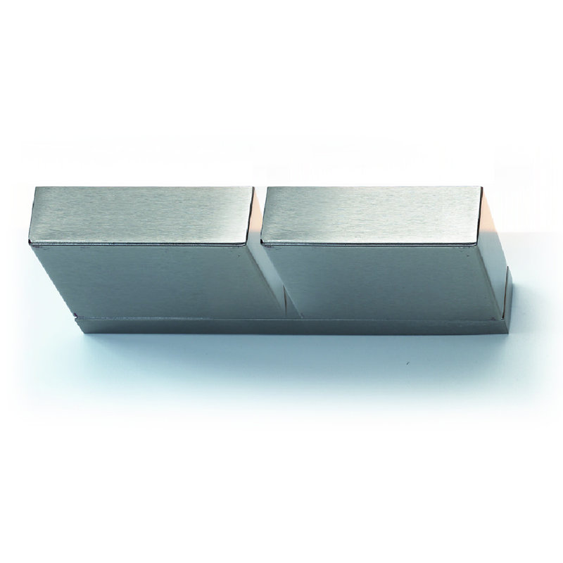 Dileo Flush Mounted Sconce, Brushed nickel