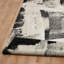 Tapis ivoire en laine tissé à la main Willoghby Inkstroke-595871872