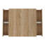 Table basse carrée 33,25 po à 4 tiroirs-1422769734