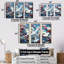 Blanc et rose cornouiller III - ensemble d'art mural cornouiller-1041266496-1041266551