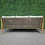 Outdoor Solid Wood Sofa with Cushions-1116482835