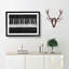 Broken Piano Keys Painting - Single Picture Frame Print on MDF-56633174-56633175