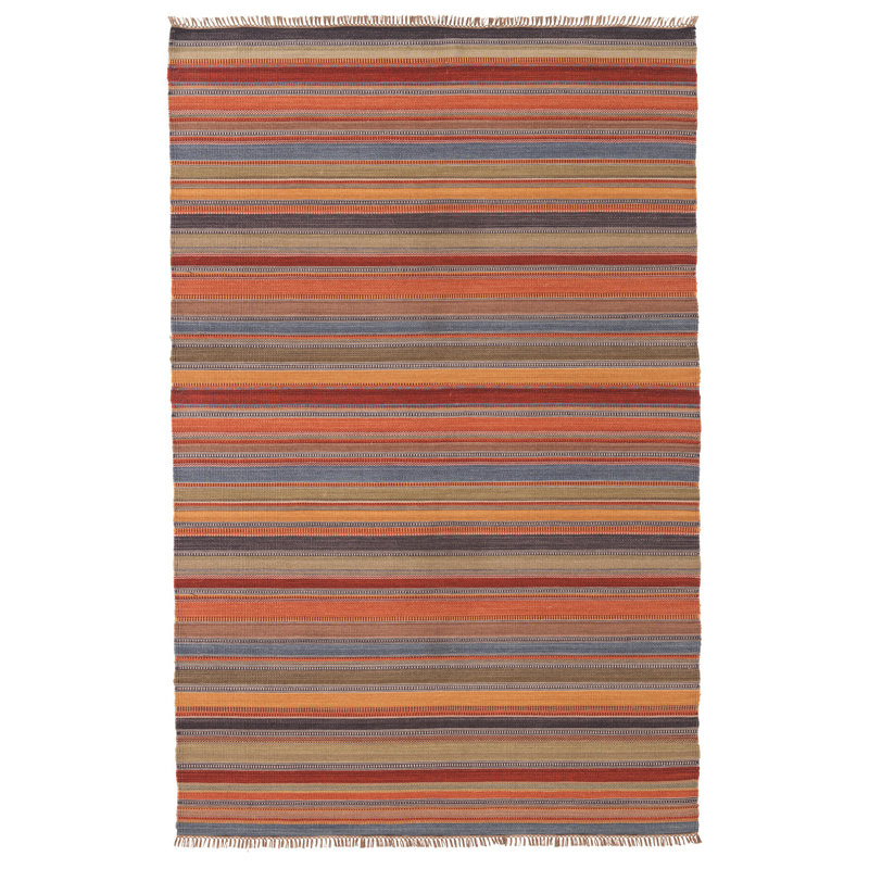Downen Striped Hand Woven Area Rug, Rectangle 180 x 270cm