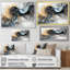 Nyellie abstrait noir et blanc liquide Vortex III - réalisme abstrait grand art mural-981878597-981878593-981878591