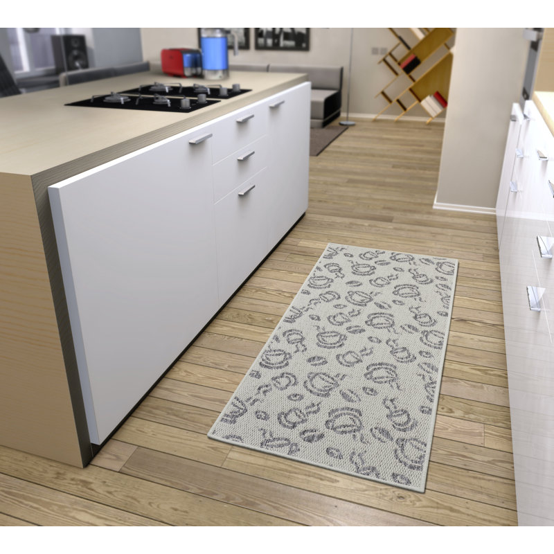Coffee Cups Cream Rug, Runner 62 x 150 cm