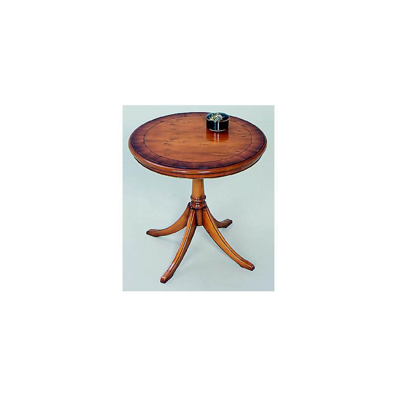 Tarporley Solid Wood End Table, Mahogany