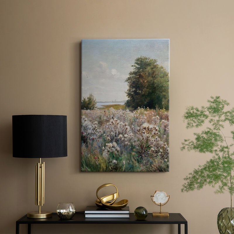 Imprimé floral rétro CCxxxxi - galerie Cavas sur mesure, H 60 po x l 40 po