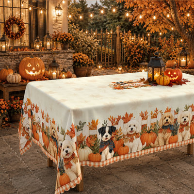 Nappe Vintage Farmhouse Autumn Dog Welcome