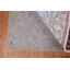 Tapis rouge / beige / bleu clair en laine noué à la main de conception unique 9 pi x 11 pi 9 po