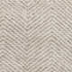 Verina Chevron Handmade Cotton Gray/Cream Area Rug