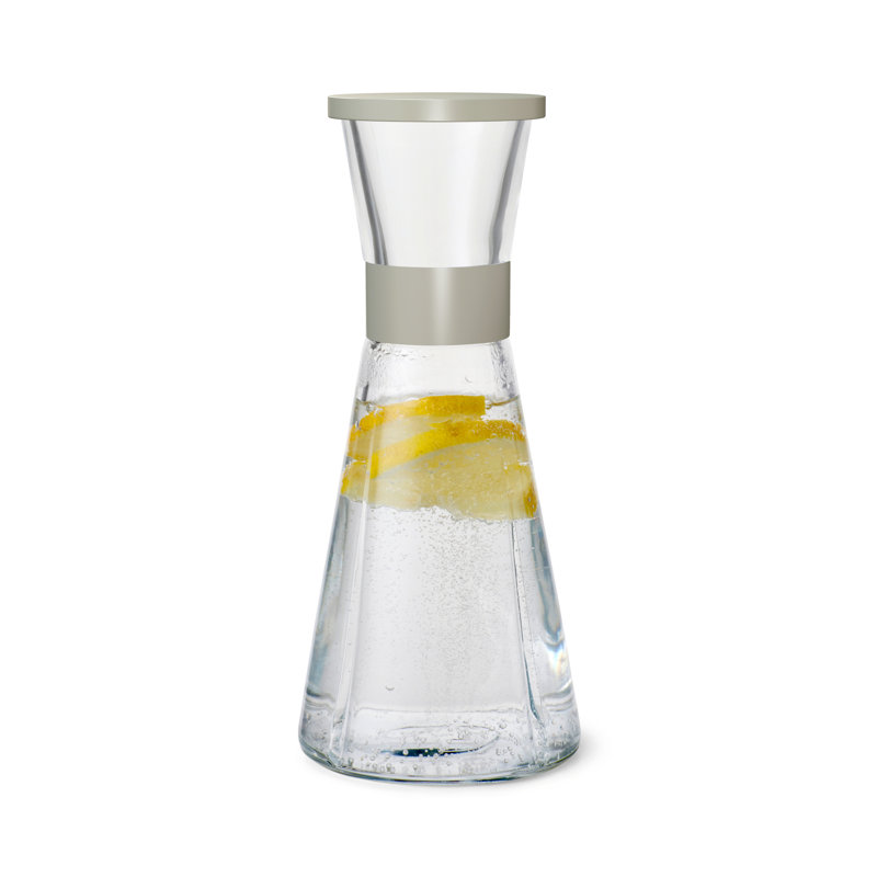 Grand Cru Water Carafe, Forest Green, 30.4 Oz, Sand