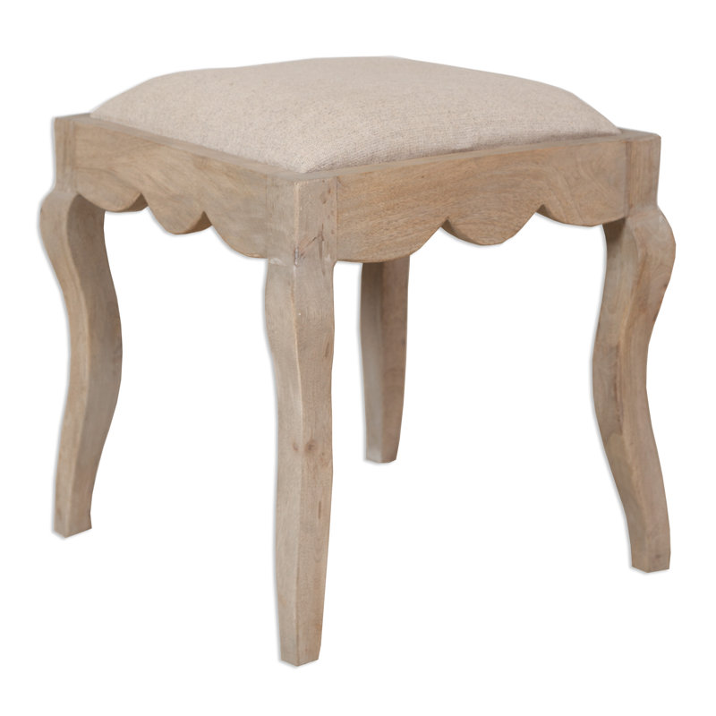 Bridgette Solid Wood Accent Stool