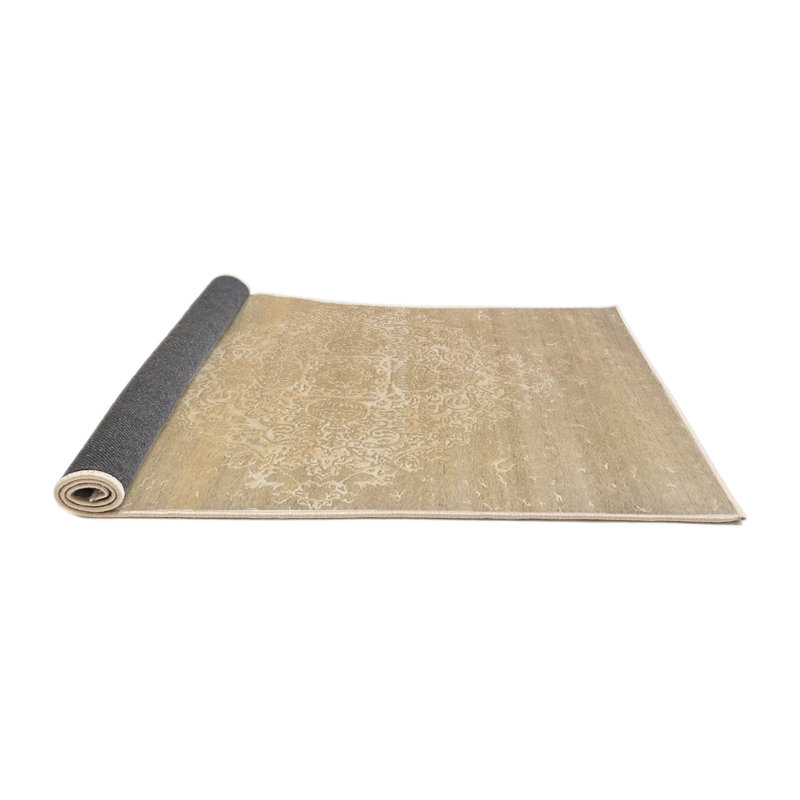 Tapis beige Harcourt, Rond 5 pi