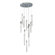 Eliandra 12-Light Chandelier Crystal Long High Ceiling Pendant Led Dimmable for Stairs