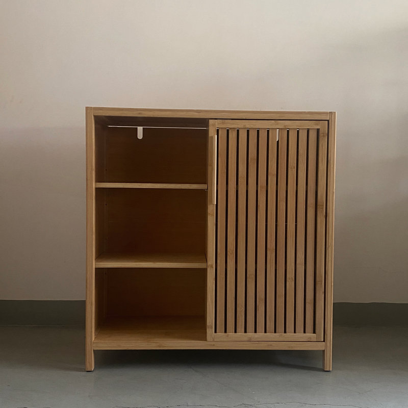 Tablettes de rangement à grande capacité à porte unique pour le salon et la maison polyvalente