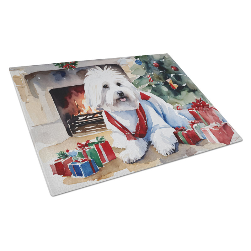 Planche à découper en coton Coton De Tulear