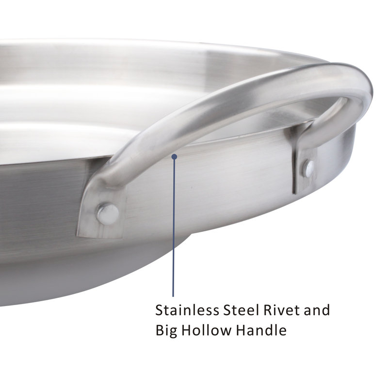 Heavy Duty 22.4" Stainless Steel Comal Griddle