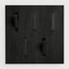 5 - Hook Wall Mounted Coat Rack