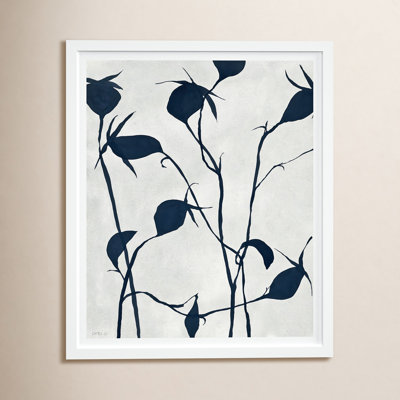Ink Rose Hips Print by Susan Hable