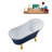 55.1'' x 26.8'' Soaking Acrylic Bathtub-66366584-66366588