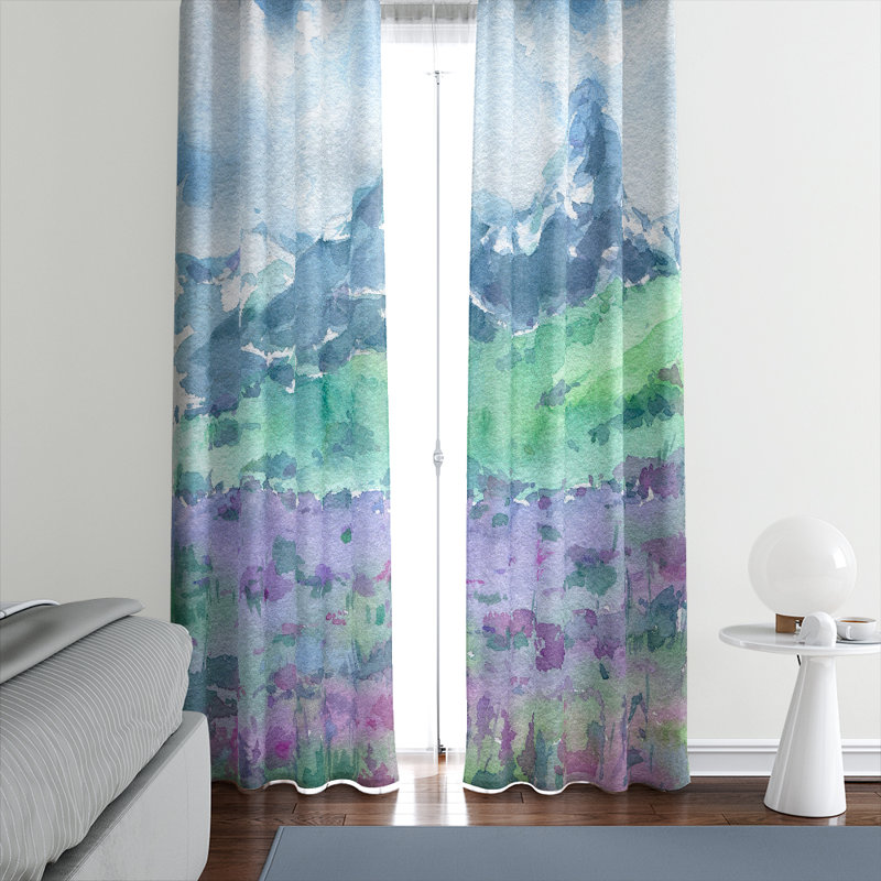 Panneaux de rideaux semi-transparents, L 40 po x L 82 po