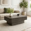Table basse ronde avec rangement caché-201369348-201369350