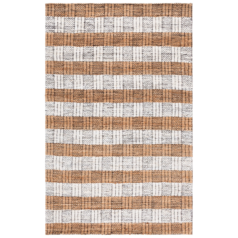 Hand-Woven Striped Performance Rug, 9'-0" X 12'-0" Rectangle