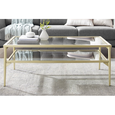 Four Leg Coffee Table with Storage