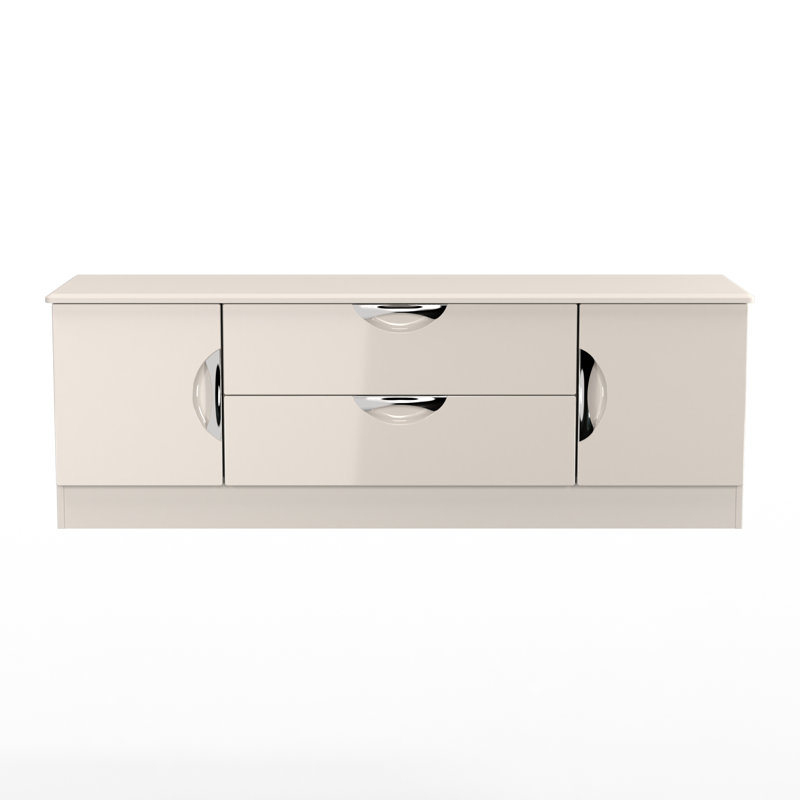 Rutilio Unfinished TV Stand for TVs up to 65", Beige