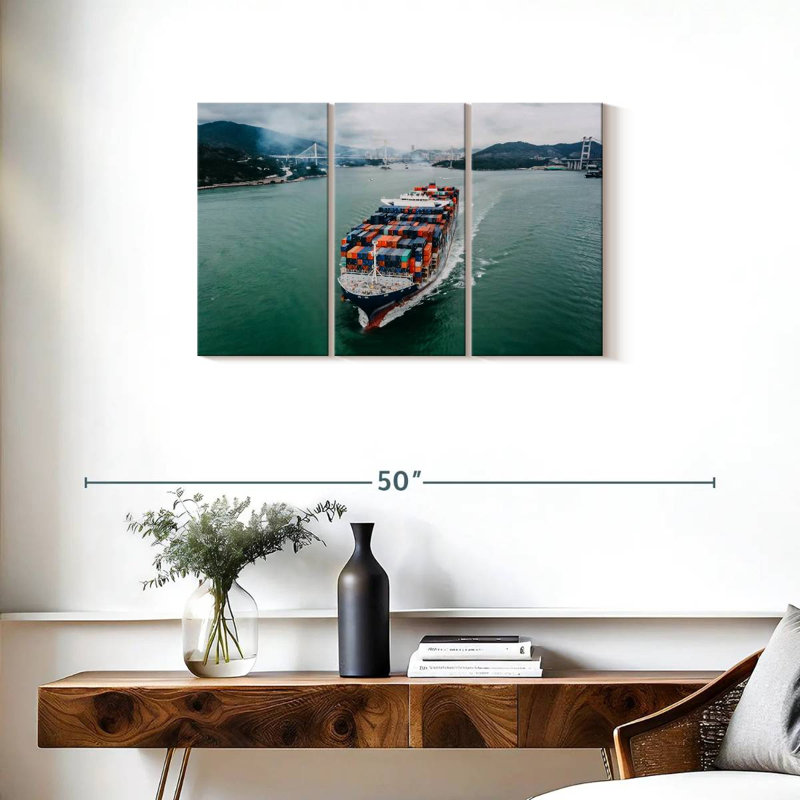 Mehar Cargo Ship Transport, 20" H x 33" W