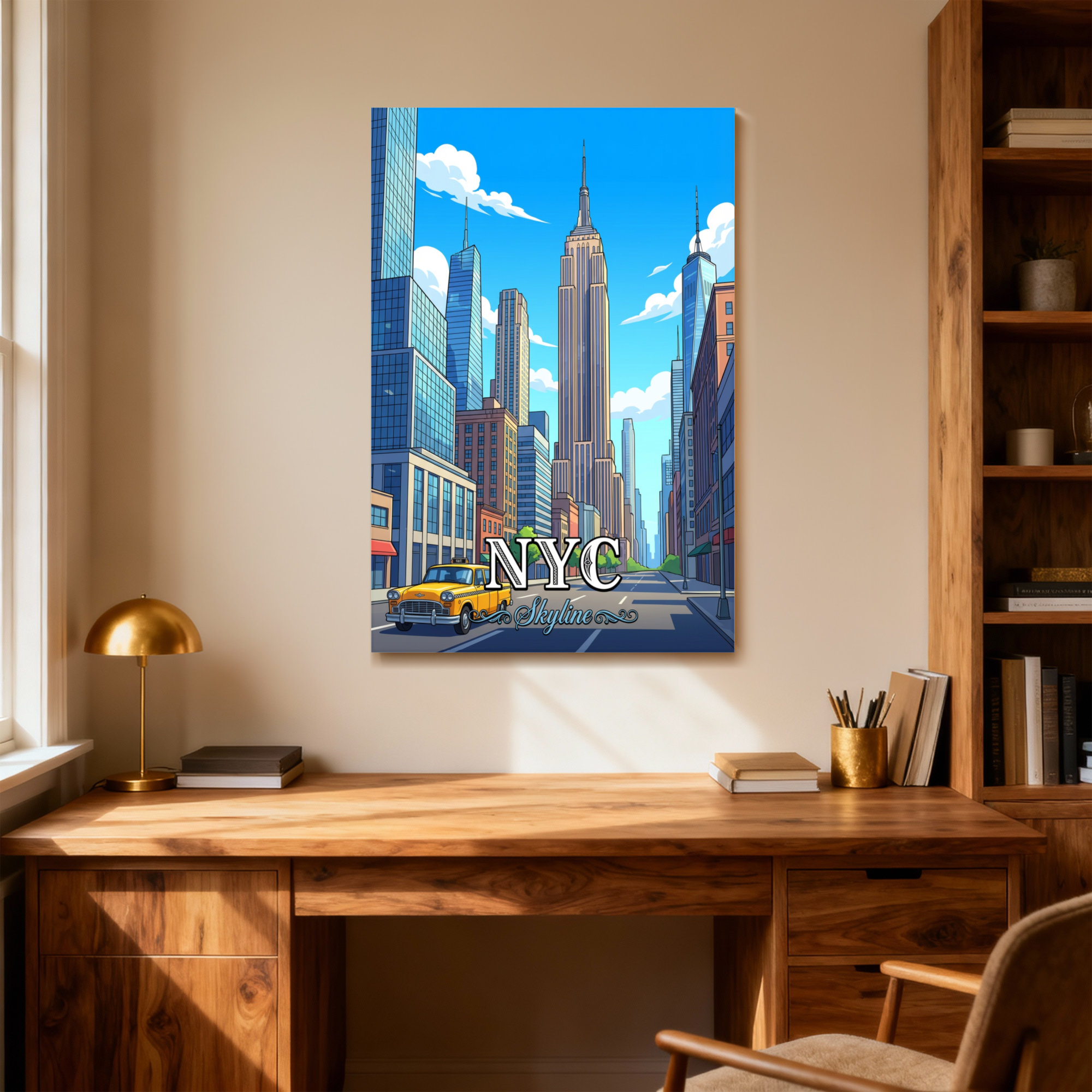 Latitude Run® Scenic & Cityscapes New York City Skyline Art Print | Wayfair