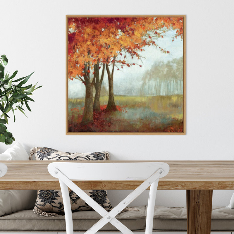 «A Sense Of Space II», reproduction encadrée sur toile par Asia Jensen, H 22 po x l 22 po x P 2 po