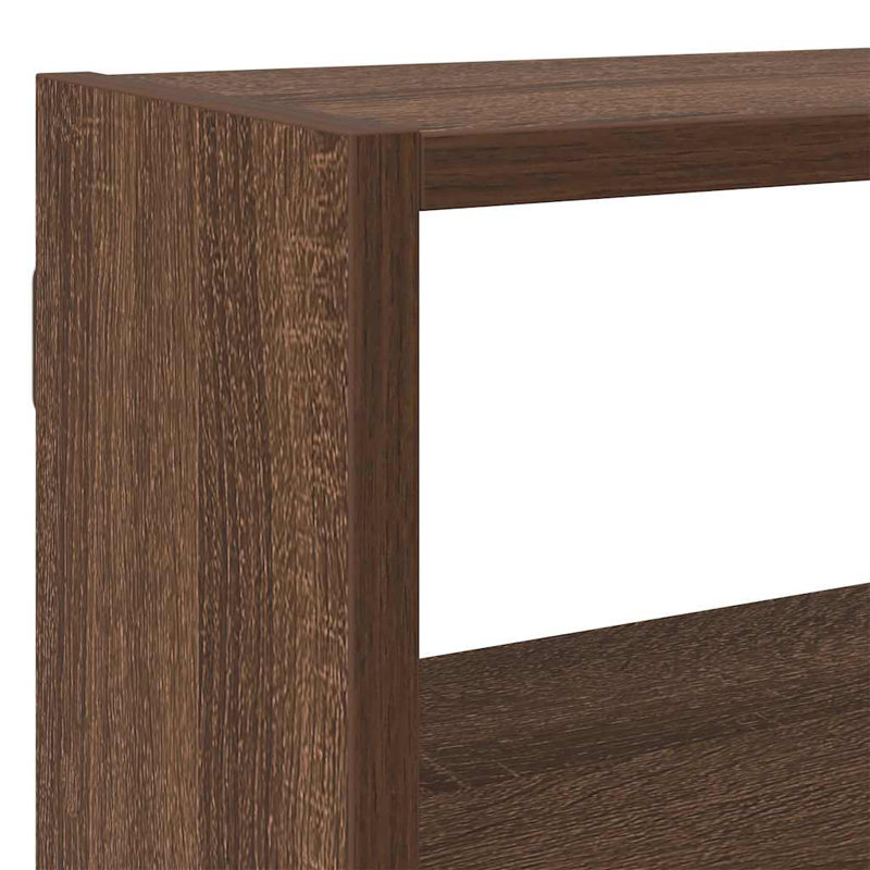 19-9 Cube Shelf, Brown oak