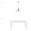 Jelks 4 - Light Black Unique/Statement Pendant-69425469