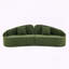 108 Curved Four-Seat Sofa with Chenille Fabric-2120967756