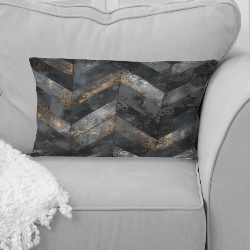 Coussin lombaire transitionnel gris et noir Magic I