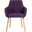 Camargo 18.5cm H Tufted Upholstered Accent in Plum-17854938