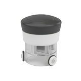 Tovolo Twist & Chop Mini Garlic Mincer, Twistable Garlic & Herb Chopper, Twist To Chop Garlic, Manual Mini Food Processor, BPA-Free & Dishwasher-Safe Kitchen Gadget