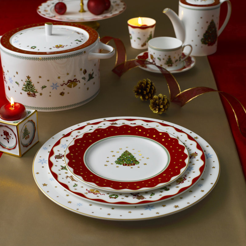 Handmade Bone China Dinnerware Set 4 Piece - Service for 4