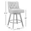 Tabouret de comptoir pivotant de 25,98 po Bianny-1190081031