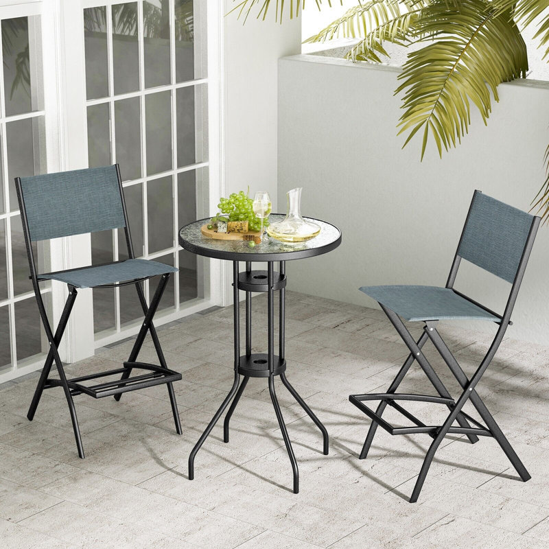 Metal Outdoor 70cm Bar Stool