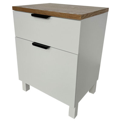 Bronaich 45cm W Manufactured Wood Bedside Table