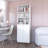 Zachary 2-Door Bookcase With Double-Door Configuration And Open Shelves