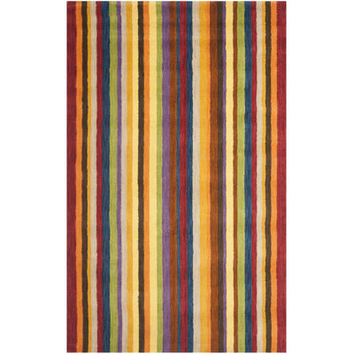 Frann Hand Loomed Wool Striped Rug